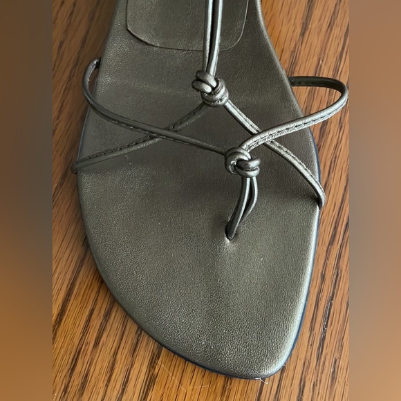 Stuart Weitzman Bronze Strappy Knotted Elegant Sandals 7.5 - Picture 11 of 15